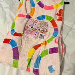 Candy Land Plush Throw Blanket